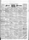 Borough of Greenwich Free Press Saturday 09 August 1856 Page 1