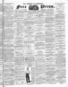 Borough of Greenwich Free Press Saturday 18 July 1857 Page 1