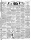 Borough of Greenwich Free Press Saturday 24 October 1857 Page 1