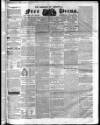 Borough of Greenwich Free Press Saturday 15 October 1859 Page 1