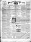 Borough of Greenwich Free Press Saturday 06 June 1863 Page 1