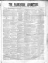 Paddington Advertiser Saturday 12 August 1865 Page 1