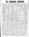Paddington Advertiser Saturday 11 November 1865 Page 1