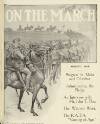 On the March Saturday 01 August 1914 Page 1