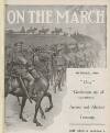 On the March Thursday 01 October 1914 Page 1