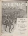 On the March Wednesday 01 August 1917 Page 1