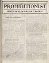 Prohibitionist Monday 01 January 1917 Page 1
