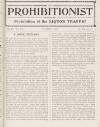 Prohibitionist Friday 01 November 1918 Page 1