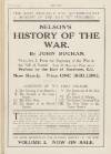 THE MOST READABLE AND AUTHORITATIVE :: ACCOUNT OF THE WAR YET PUBLISHED :: NELSON'S HISTORY OF THE WAR. By JOHN BUCHAN.