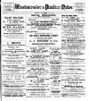 Westminster & Pimlico News Friday 21 November 1902 Page 1