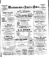 Westminster & Pimlico News Friday 13 November 1903 Page 1