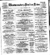 Westminster & Pimlico News Friday 23 November 1906 Page 1
