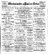 Westminster & Pimlico News Friday 19 July 1912 Page 1