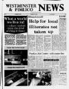 Westminster & Pimlico News Friday 14 January 1983 Page 1