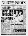 Westminster & Pimlico News Thursday 06 November 1986 Page 1