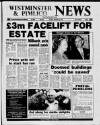 Westminster & Pimlico News Thursday 22 September 1988 Page 1