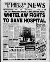 Westminster & Pimlico News Thursday 01 December 1988 Page 1