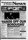Westminster & Pimlico News Wednesday 09 September 1992 Page 1