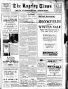 Rugeley Times Saturday 27 January 1940 Page 1