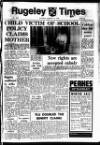 Rugeley Times Saturday 10 January 1970 Page 1