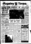 Rugeley Times Saturday 28 February 1970 Page 1