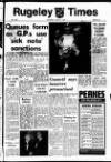 Rugeley Times Saturday 13 June 1970 Page 1