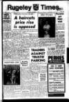 Rugeley Times Saturday 04 September 1971 Page 1