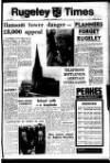 Rugeley Times Saturday 06 November 1971 Page 1