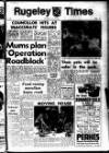Rugeley Times Saturday 29 July 1972 Page 1