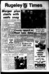 Rugeley Times Saturday 16 September 1972 Page 1