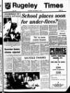 Rugeley Times Saturday 15 September 1973 Page 1