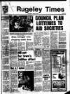 Rugeley Times Saturday 18 June 1977 Page 1