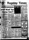 Rugeley Times Saturday 31 December 1977 Page 1