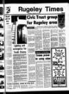Rugeley Times Saturday 25 February 1978 Page 1