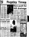 Rugeley Times Saturday 09 February 1980 Page 1