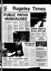 Rugeley Times Saturday 08 March 1980 Page 1