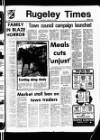 Rugeley Times Saturday 23 August 1980 Page 1