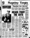 Rugeley Times Saturday 22 November 1980 Page 1