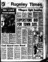 Rugeley Times Saturday 07 February 1981 Page 1