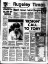 Rugeley Times Saturday 28 March 1981 Page 1