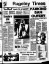 Rugeley Times Saturday 30 May 1981 Page 1