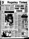 Rugeley Times Saturday 06 June 1981 Page 1