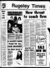 Rugeley Times Saturday 02 January 1982 Page 1