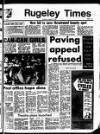 Rugeley Times Saturday 06 March 1982 Page 1