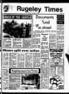 Rugeley Times Thursday 14 October 1982 Page 1