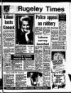 Rugeley Times Thursday 22 September 1983 Page 1