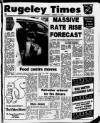 Rugeley Times Thursday 17 January 1985 Page 1