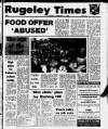Rugeley Times Thursday 21 February 1985 Page 1