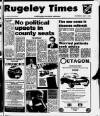 Rugeley Times Thursday 09 May 1985 Page 1