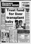 Runcorn Weekly News Thursday 19 March 1987 Page 1